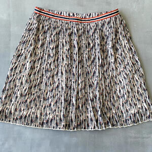 G.H. Bass & Co Skirt Womens 8 Giraffe Pattern Sheer Lined Short Cute NEW MSRP 88